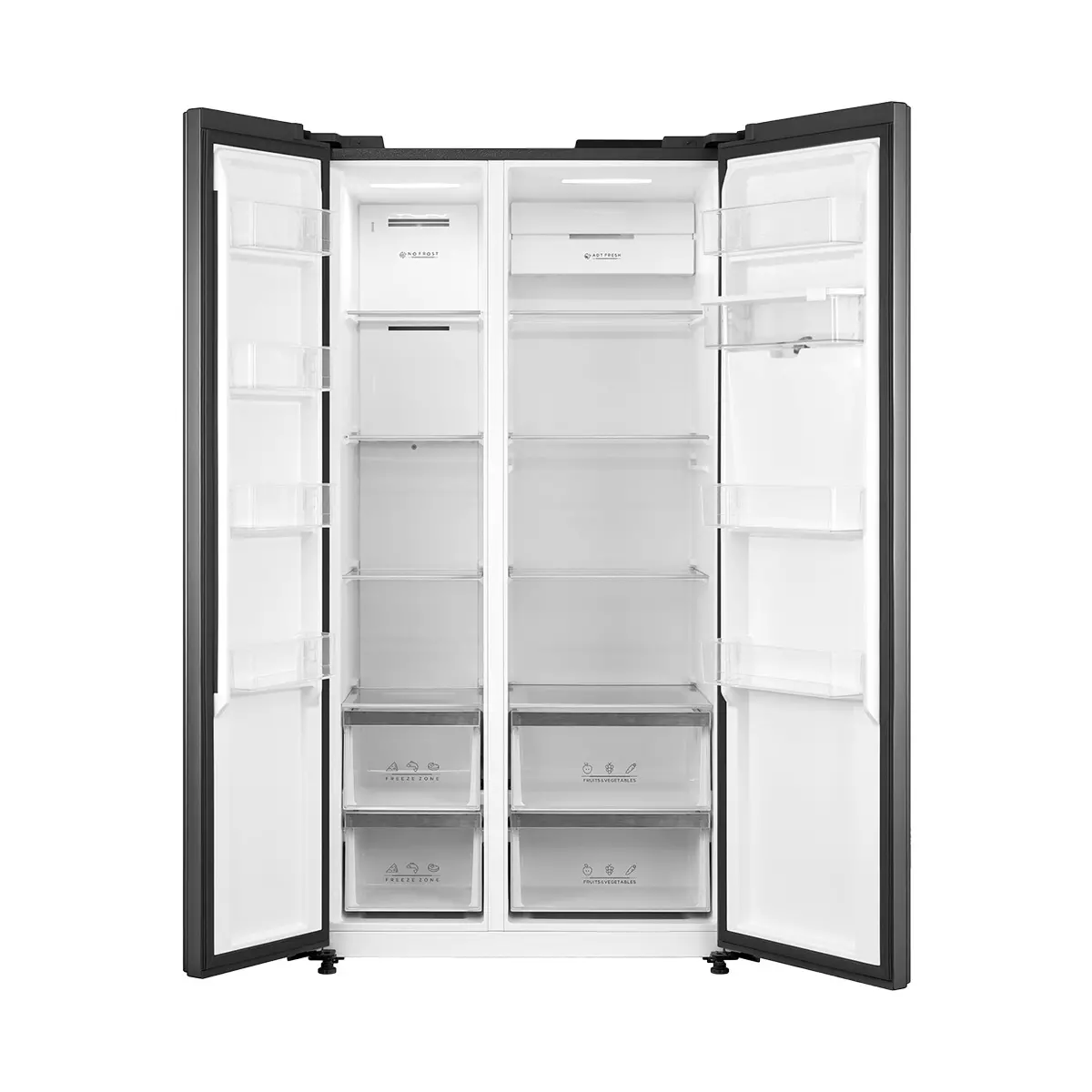 MDRS790FGF46 - SBS 588 LTR BRU STEEL COLOR WITH WATER DISPENSER thumbnail 2