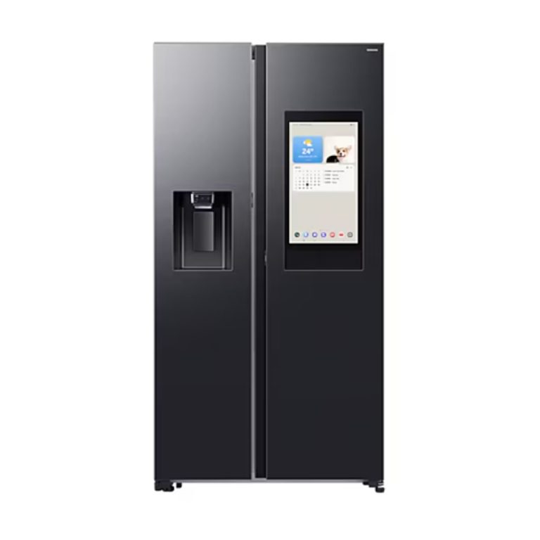 Extra-large Side by Side Refrigerator (flagship), Ice & Water Dispenser, All-around Cooling, SpaceMax, Digital Inverter Compressor (10yr warranty), LED Display, AI Energy Mode, Wi-Fi SmartThings