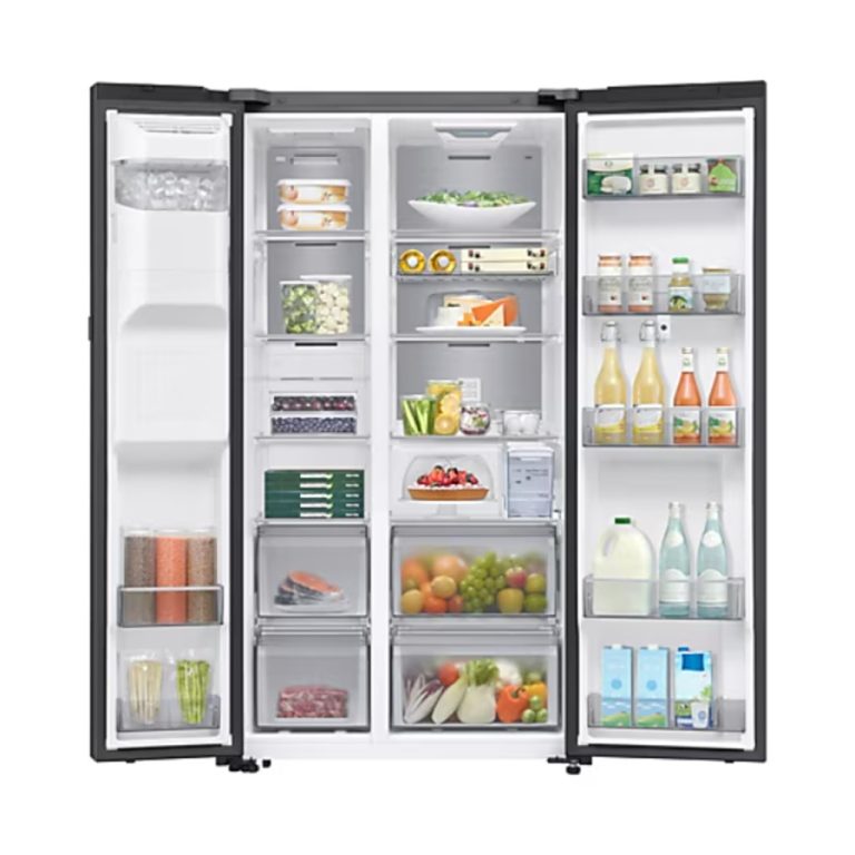 Extra-large Side by Side Refrigerator (flagship), Ice & Water Dispenser, All-around Cooling, SpaceMax, Digital Inverter Compressor (10yr warranty), LED Display, AI Energy Mode, Wi-Fi SmartThings thumbnail 2