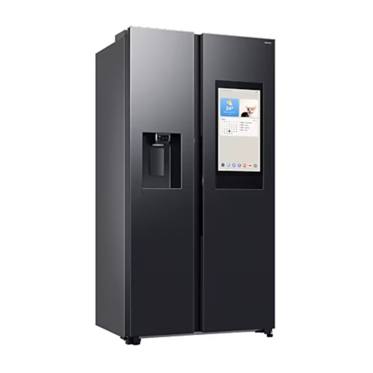 Extra-large Side by Side Refrigerator (flagship), Ice & Water Dispenser, All-around Cooling, SpaceMax, Digital Inverter Compressor (10yr warranty), LED Display, AI Energy Mode, Wi-Fi SmartThings thumbnail 3