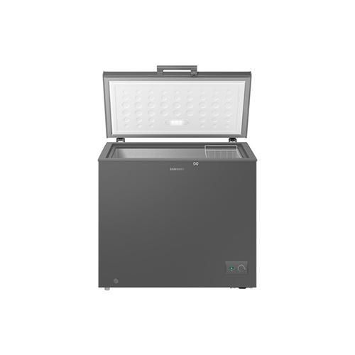 198L Chest Freezer with Power Freeze Function, Led lighting, Dark Gray thumbnail 3